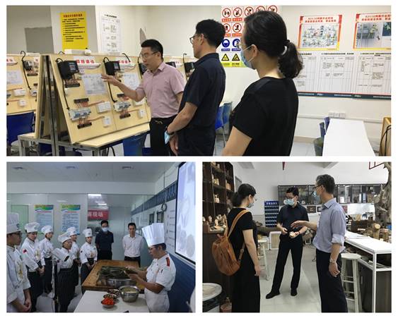 说明: 校外教学点检查现场